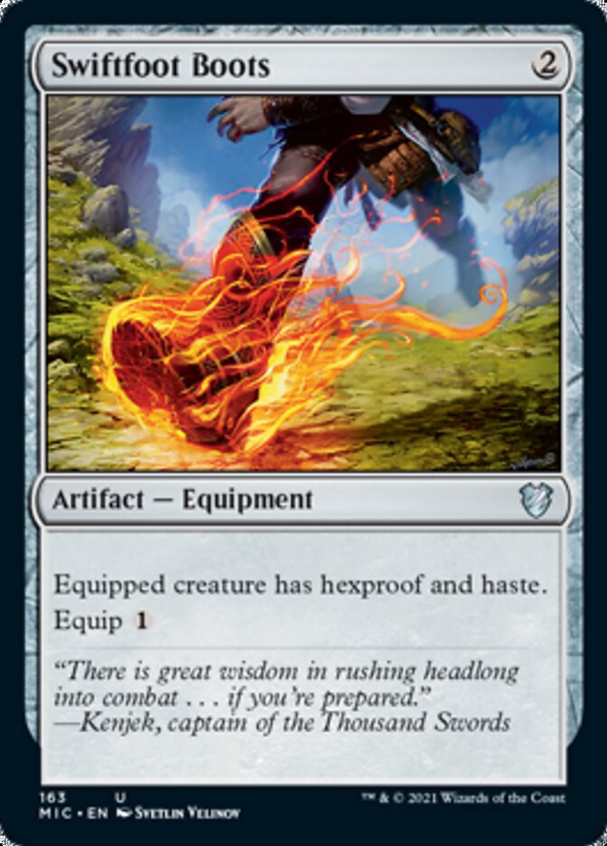 Swiftfoot Boots [Innistrad: Midnight Hunt Commander] - Magic: The Gathering - Card Brawlers | Quebec | Canada |