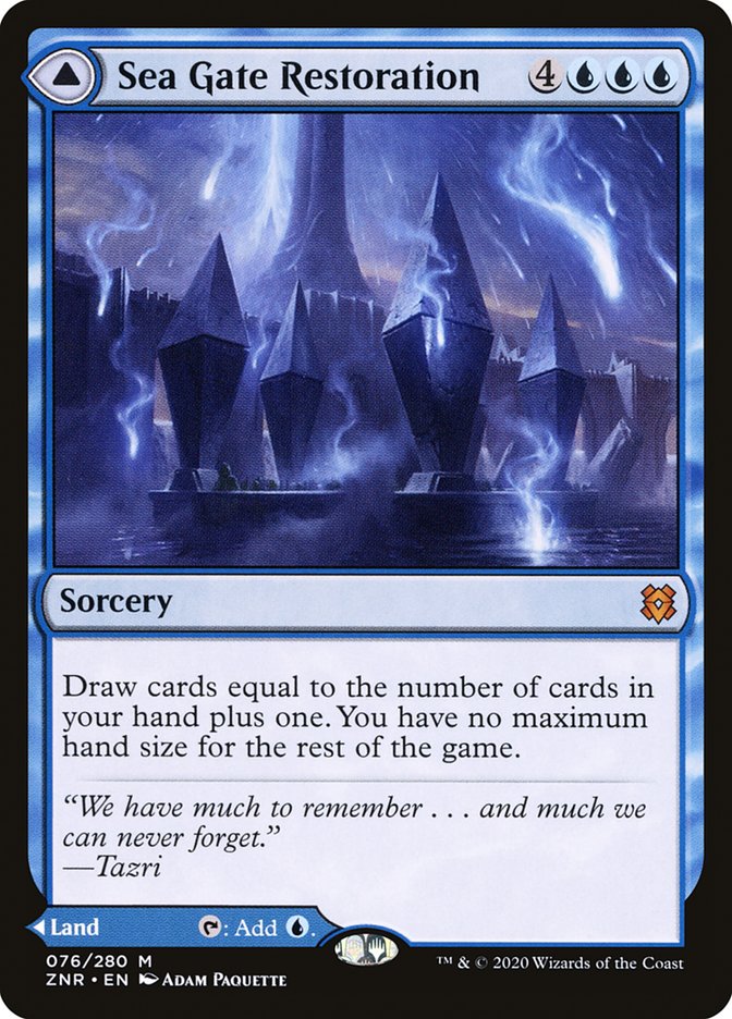 Sea Gate Restoration // Sea Gate, Reborn [Zendikar Rising] - Magic: The Gathering - Card Brawlers | Quebec | Canada |