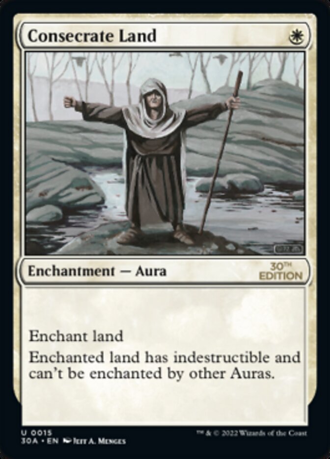 Consecrate Land [30th Anniversary Edition] - Magic: The Gathering - Card Brawlers | Quebec | Canada |