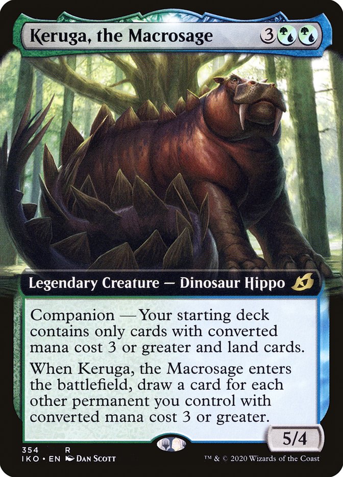 Keruga, the Macrosage (Extended Art) [Ikoria: Lair of Behemoths] - Magic: The Gathering - Card Brawlers | Quebec | Canada |