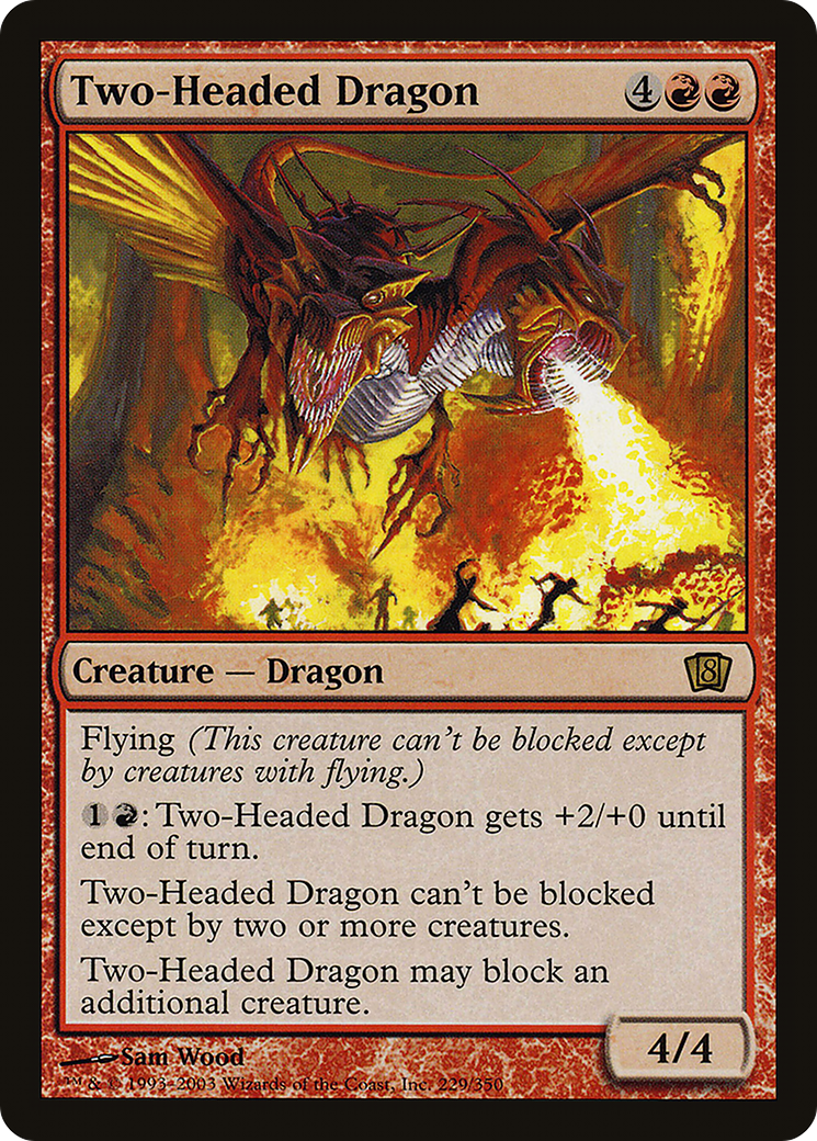 Two-Headed Dragon (E3 2003) [Oversize Cards] - Magic: The Gathering - Card Brawlers | Quebec | Canada |