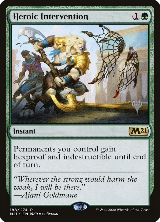 Heroic Intervention (Promo Pack) [Core Set 2021 Promos] - Magic: The Gathering - Card Brawlers | Quebec | Canada |