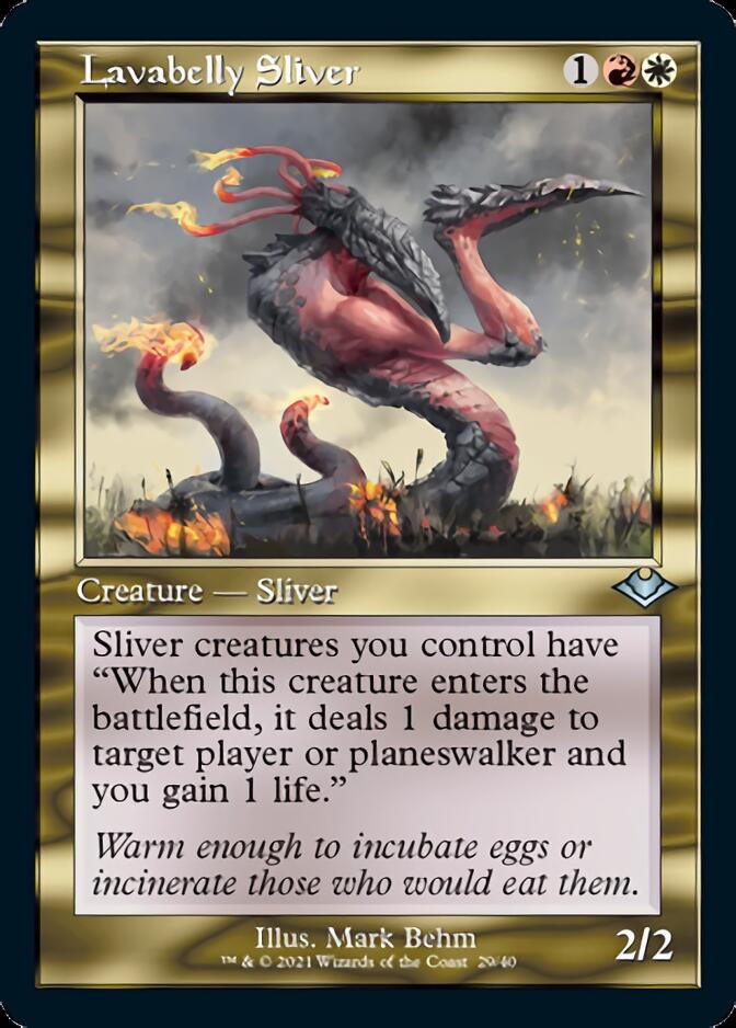 Lavabelly Sliver (Retro Foil Etched) [Modern Horizons] - Magic: The Gathering - Card Brawlers | Quebec | Canada |