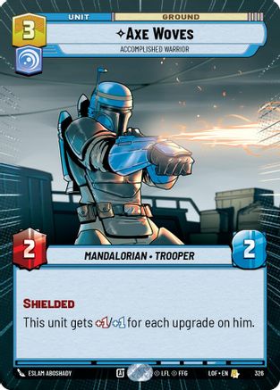 Axe Woves - Accomplished Warrior (326) (Hyperspace) (326) [Legends of the Force] - Fantasy Flight Games - Card Brawlers | Quebec | Canada |
