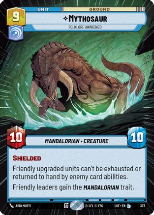 Mythosaur - Folklore Awakened (337) (Hyperspace) (337) [Legends of the Force] - Fantasy Flight Games - Card Brawlers | Quebec | Canada |