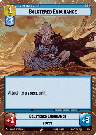 Bolstered Endurance (338) (Hyperspace) (338) [Legends of the Force] - Fantasy Flight Games - Card Brawlers | Quebec | Canada |