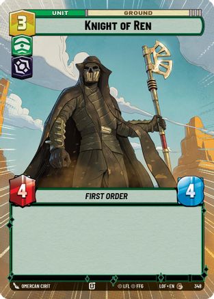 Knight of Ren (348) (Hyperspace) (348) [Legends of the Force] - Fantasy Flight Games - Card Brawlers | Quebec | Canada |