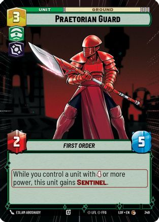 Praetorian Guard (349) (Hyperspace) (349) [Legends of the Force] - Fantasy Flight Games - Card Brawlers | Quebec | Canada |