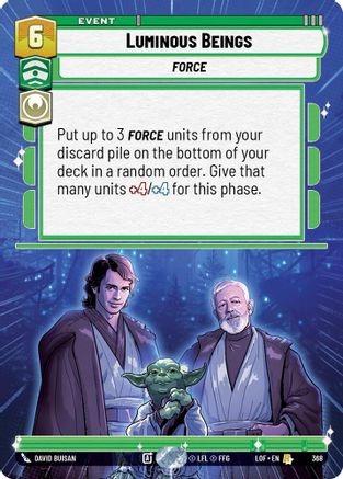 Luminous Beings (368) (Hyperspace) (368) [Legends of the Force] - Fantasy Flight Games - Card Brawlers | Quebec | Canada |