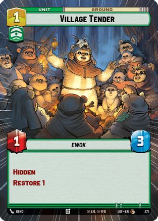 Village Tender (371) (Hyperspace) (371) [Legends of the Force] - Fantasy Flight Games - Card Brawlers | Quebec | Canada |