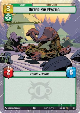 Outer Rim Mystic (376) (Hyperspace) (376) [Legends of the Force] - Fantasy Flight Games - Card Brawlers | Quebec | Canada |