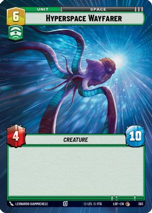 Hyperspace Wayfarer (383) (Hyperspace) (383) [Legends of the Force] - Fantasy Flight Games - Card Brawlers | Quebec | Canada |