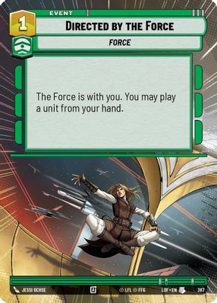Directed by the Force (387) (Hyperspace) (387) [Legends of the Force] - Fantasy Flight Games - Card Brawlers | Quebec | Canada |