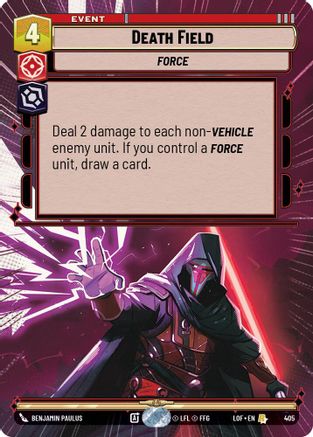 Death Field (405) (Hyperspace) (405) [Legends of the Force] - Fantasy Flight Games - Card Brawlers | Quebec | Canada |