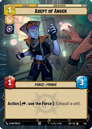 Adept of Anger (442) (Hyperspace) (442) [Legends of the Force] - Fantasy Flight Games - Card Brawlers | Quebec | Canada |