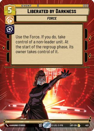 Liberated by Darkness (453) (Hyperspace) (453) [Legends of the Force] - Fantasy Flight Games - Card Brawlers | Quebec | Canada |