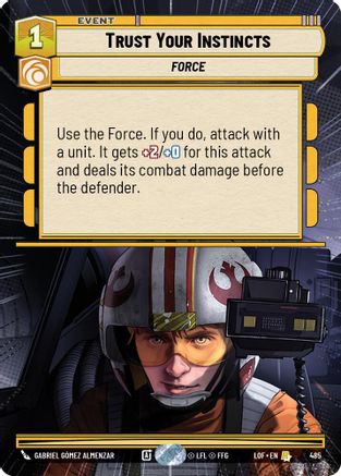 Trust Your Instincts (485) (Hyperspace) (485) [Legends of the Force] - Fantasy Flight Games - Card Brawlers | Quebec | Canada |