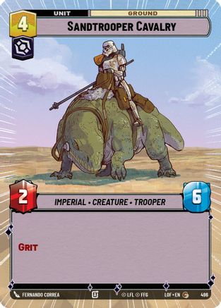 Sandtrooper Cavalry (496) (Hyperspace) (496) [Legends of the Force] - Fantasy Flight Games - Card Brawlers | Quebec | Canada |