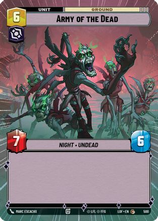 Army of the Dead (500) (Hyperspace) (500) [Legends of the Force] - Fantasy Flight Games - Card Brawlers | Quebec | Canada |