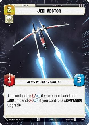 Jedi Vector (508) (Hyperspace) (508) [Legends of the Force] - Fantasy Flight Games - Card Brawlers | Quebec | Canada |
