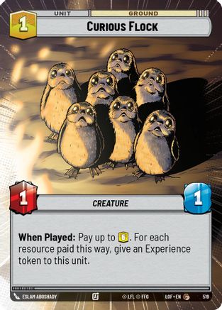 Curious Flock (519) (Hyperspace) (519) [Legends of the Force] - Fantasy Flight Games - Card Brawlers | Quebec | Canada |