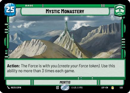 Mystic Monastery (530) (Foil) (530) [Legends of the Force] - Fantasy Flight Games - Card Brawlers | Quebec | Canada |