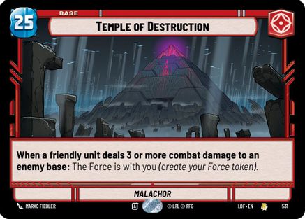 Temple of Destruction (531) (Foil) (531) [Legends of the Force] - Fantasy Flight Games - Card Brawlers | Quebec | Canada |