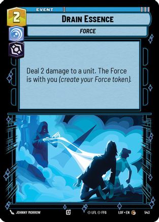Drain Essence (543) (Foil) (543) [Legends of the Force] - Fantasy Flight Games - Card Brawlers | Quebec | Canada |