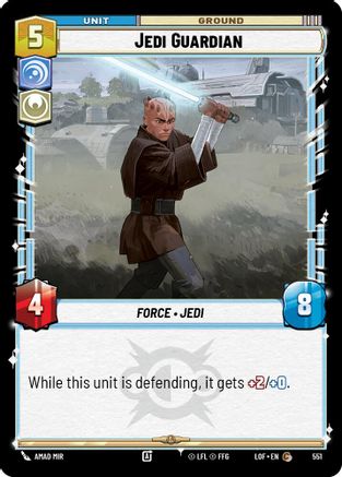 Jedi Guardian (551) (Foil) (551) [Legends of the Force] - Fantasy Flight Games - Card Brawlers | Quebec | Canada |
