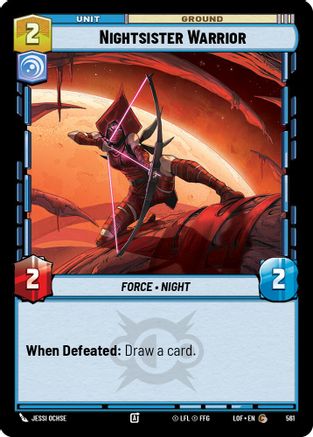 Nightsister Warrior (561) (Foil) (561) [Legends of the Force] - Fantasy Flight Games - Card Brawlers | Quebec | Canada |
