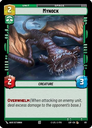Mynock (611) (Foil) (611) [Legends of the Force] - Fantasy Flight Games - Card Brawlers | Quebec | Canada |