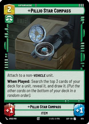 Pillio Star Compass (624) (Foil) (624) [Legends of the Force] - Fantasy Flight Games - Card Brawlers | Quebec | Canada |