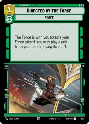 Directed by the Force (625) (Foil) (625) [Legends of the Force] - Fantasy Flight Games - Card Brawlers | Quebec | Canada |