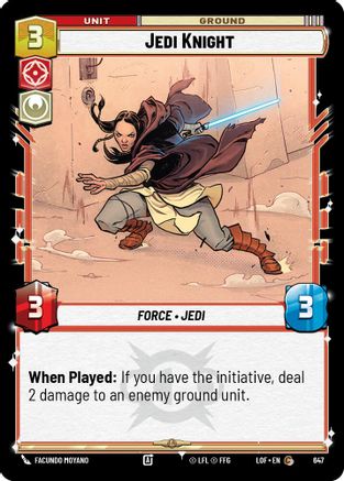 Jedi Knight (647) (Foil) (647) [Legends of the Force] - Fantasy Flight Games - Card Brawlers | Quebec | Canada |