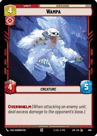 Wampa (666) (Foil) (666) [Legends of the Force] - Fantasy Flight Games - Card Brawlers | Quebec | Canada |
