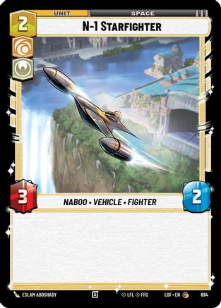 N-1 Starfighter (694) (Foil) (694) [Legends of the Force] - Fantasy Flight Games - Card Brawlers | Quebec | Canada |
