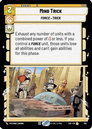 Mind Trick (704) (Foil) (704) [Legends of the Force] - Fantasy Flight Games - Card Brawlers | Quebec | Canada |