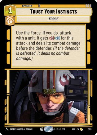 Trust Your Instincts (723) (Foil) (723) [Legends of the Force] - Fantasy Flight Games - Card Brawlers | Quebec | Canada |