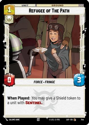 Refugee of The Path (744) (Foil) (744) [Legends of the Force] - Fantasy Flight Games - Card Brawlers | Quebec | Canada |