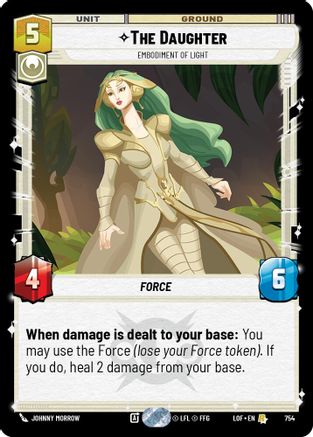 The Daughter - Embodiment of Light (754) (Foil) (754) [Legends of the Force] - Fantasy Flight Games - Card Brawlers | Quebec | Canada |