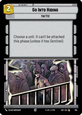 Go Into Hiding (764) (Foil) (764) [Legends of the Force] - Fantasy Flight Games - Card Brawlers | Quebec | Canada |