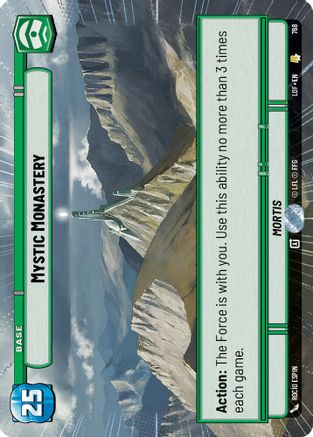 Mystic Monastery (768) (Hyperspace Foil) (768) [Legends of the Force] - Fantasy Flight Games - Card Brawlers | Quebec | Canada |