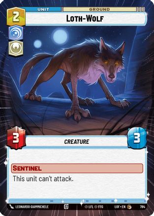 Loth-Wolf (784) (Hyperspace Foil) (784) [Legends of the Force] - Fantasy Flight Games - Card Brawlers | Quebec | Canada |