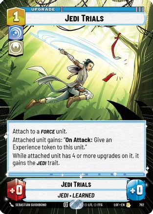Jedi Trials (792) (Hyperspace Foil) (792) [Legends of the Force] - Fantasy Flight Games - Card Brawlers | Quebec | Canada |