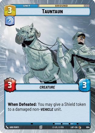 Tauntaun (804) (Hyperspace Foil) (804) [Legends of the Force] - Fantasy Flight Games - Card Brawlers | Quebec | Canada |