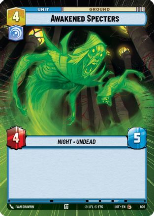 Awakened Specters (806) (Hyperspace Foil) (806) [Legends of the Force] - Fantasy Flight Games - Card Brawlers | Quebec | Canada |