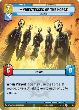Priestesses of the Force - Eternal (812) (Hyperspace Foil) (812) [Legends of the Force] - Fantasy Flight Games - Card Brawlers | Quebec | Canada |