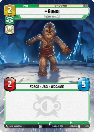 Gungi - Finding Himself (833) (Hyperspace Foil) (833) [Legends of the Force] - Fantasy Flight Games - Card Brawlers | Quebec | Canada |
