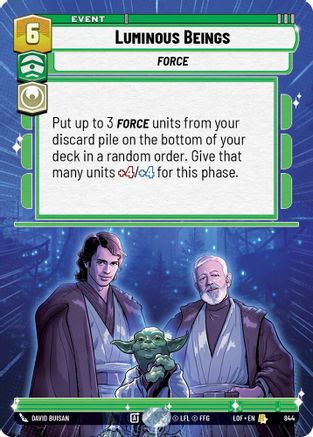 Luminous Beings (844) (Hyperspace Foil) (844) [Legends of the Force] - Fantasy Flight Games - Card Brawlers | Quebec | Canada |