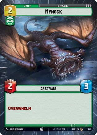Mynock (849) (Hyperspace Foil) (849) [Legends of the Force] - Fantasy Flight Games - Card Brawlers | Quebec | Canada |